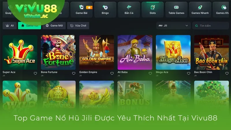 Nổ Hũ Jili - Săn Jackpot Khủng, Cơ Hội Đổi Đời Cùng Vivu88 Nổ Hũ Jili - Săn Jackpot Khủng, Cơ Hội Đổi Đời Cùng Vivu88