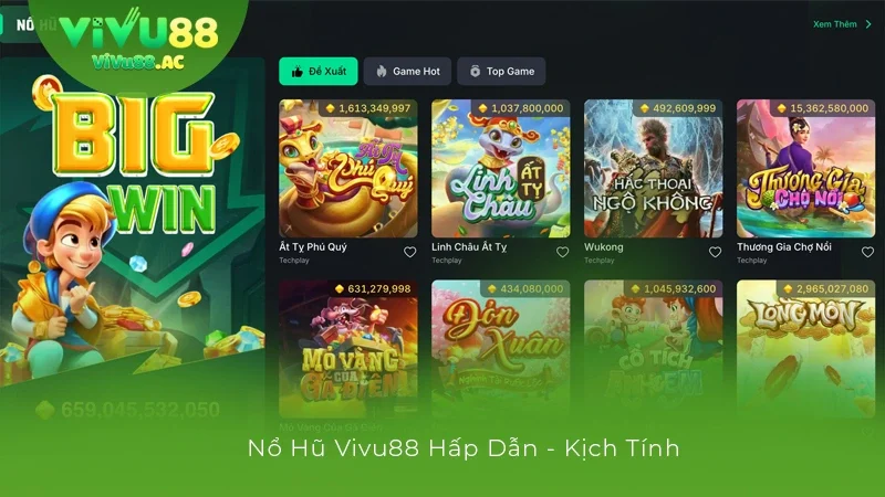 Nổ Hũ Vivu88 – Quay Hũ Thả Ga Nhận Bao La Tiền Thưởng